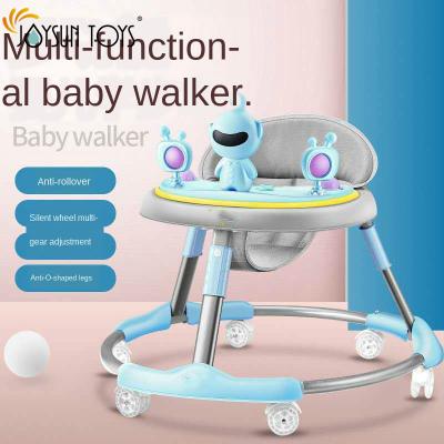 China Baby Walker Children Learn To Drive Baby Walker Anti Rollover Folding Twist Car with Tray and 6 Wheels for sale