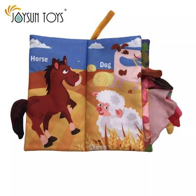 China Interactive Baby Book Infants First Book Farm Animal Theme and Toddler First Development Toys for sale