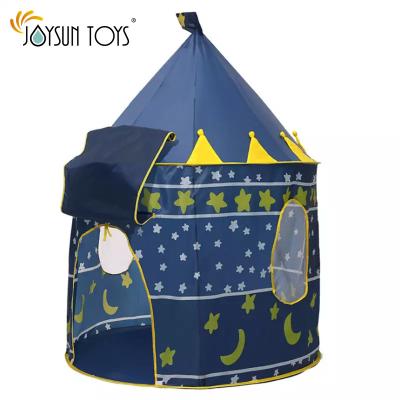 China Baby playing the & Prince Boy Cubby Game Room Children's Outdoor Folding Tent Children's Gifts Toy Tents Castle Teepee Mat Play Tent Portable Foldable Baby for sale