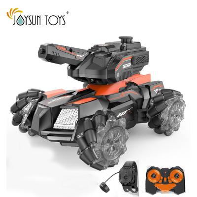 China RC Car Gesture Sensor RC Model Stop Detachable Multifunctional Fighting Deformation Truck Toys With Water Spray for sale