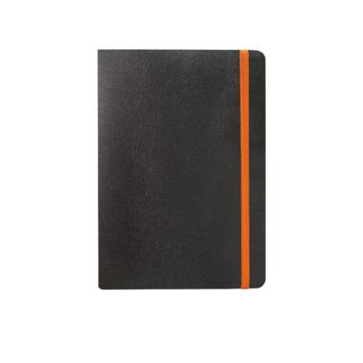 China Cute hardcover book hot sale soft cover notebook diary with elastic band with logo for sale