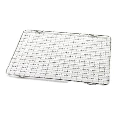 China Easily Cleaned Korea 304 Stainless Steel BBQ BBQ Woven Wire Mesh for sale