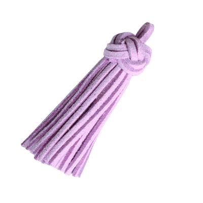 China Cell Phone LONGJIE Fashion Handmade Suede Leather Tassel For Women for sale