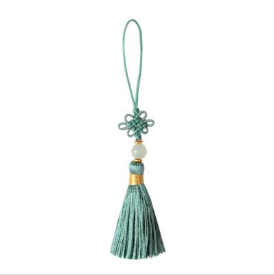 China LONGJIE Decorative Handwoven Chinese Knot Hanging Tassel for Festival Decoration for sale