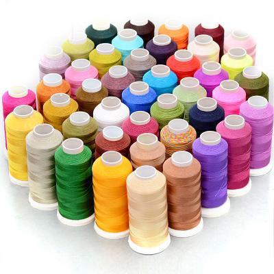 China Wholesale LONGJIE Colors Nylon 3 High Temperature Resistant Bright 100 Strands Thread 1800m Environmental Dye Indelible Woven Thread For Tassel for sale