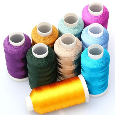 China Low Shrinkage LONGJIE 0.2mm Yarn Supplier 3000 Meters Rayon Embroidered Yarn Woven Tassel Yarn for sale