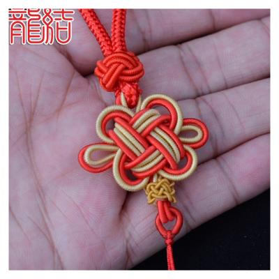 China New Curtain LONGJIE Knot Hanging Rope DIY Lucky Knot Chinese Handwoven Accessories Main Factory Wholesale Wholesale for sale