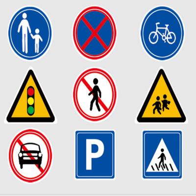 China Pavement Safety Signs Shaped Fashion Design School Zone Road Yellow for sale