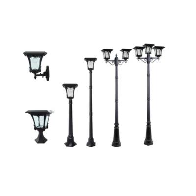 China Widely Used Decorative Outdoor Garden Road Factory Sale Various Street Lamp Light Pole for sale