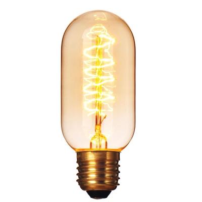 China Antique Vintage T45 25W 30lm 2200K Retro Light Bulb T45-24 B22 220v Residential Lamp Bulb for sale