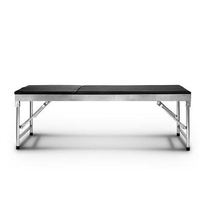 China Stainless Steel Examination Couch Table Portable Adjustable Bed For Checking Up Hospital Medical Clinic for sale