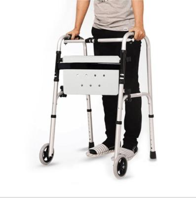 China Medical Equipment Hospital Support Rollator Aluminum Walker Support Walking AIDS For Handicapped for sale