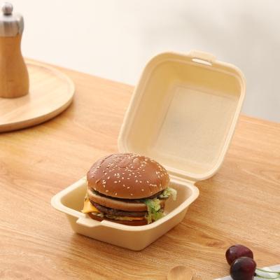 China Disposable Biodegradable Food Box Freshness Keeping Clamshell Take Out Containers For Party Restaurants for sale