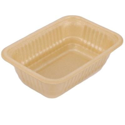 China Disposable Hotel Home Restaurant To Go Eco Friendly Biodegradable Container Lunch Dinner Box for sale