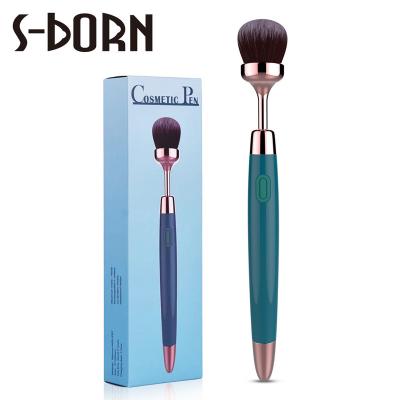 China Use for New 2023 Women Rechargeable Toys Makeup Ball Pen 10 S-Born Cosmetic Modes Vibrating Beauty Makeup Brush Pen Vibrators For Female for sale