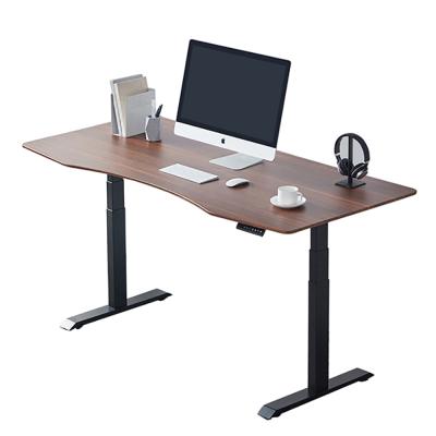 China Sit Stand Adjustable Height Electric Adjustable Position Table Desk Base Electric (Height) Adjustable Desk for sale