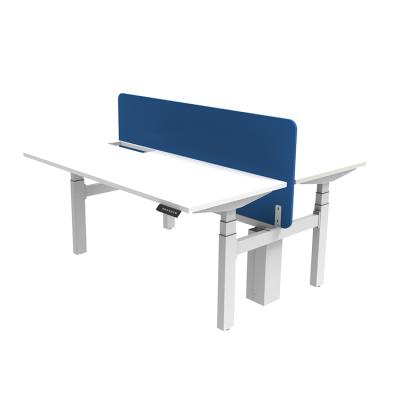 China Table 4(Height)Adjustable Face-to-Face Height Adjustable Standing Leg Desks for sale