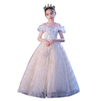 China Anti-wrinkle Korean version of the Princess Skirt Summer New girl cartoon sleeve skirt 2022 wholesale children's short skirt children's dress for sale