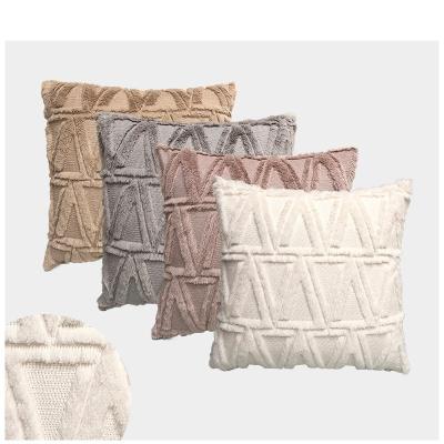 China PORTABLE Hot Selling Decorative Pillow Shape Nordic Style Ins Style Sofa Pillow Covers Solid Color Cushion Covers for sale