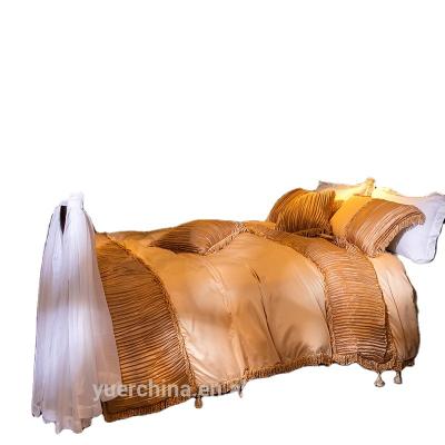 China Luxury Palace Style Anti-pilling Summer Soft Breathable Bedroom Inviting Delightful Comforter Sets Bedding Sets Quilting for sale