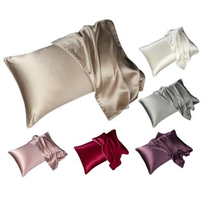 China New Arrival 19 Mum Pillow Single Side Real Silk Blanket Solid Color Silk Custom Pillow for sale