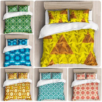 China Wholesale Price Nondisposable Digital Printing Craft Bedding Color Polyester Quilting Bedding Sets for sale