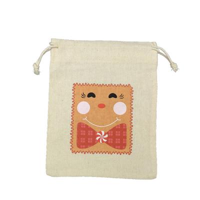 China Recyclable Most Popular Aromatherapy Products Bag Cotton Drawstring Canvas Pouch for sale