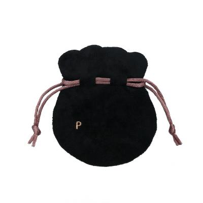 China Best Quality Security Products Womens Black Suede Bag Jewelry Bag for sale