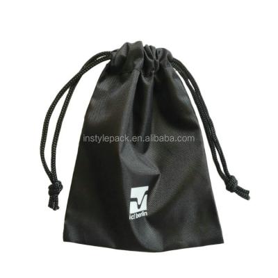 China Custom Security Fancy Gift Nylon Drawstring Bag With Logo for sale