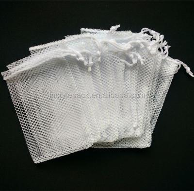 China Wholesale Small Drawstring Gift Bag Mesh Bag For Sale for sale