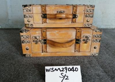 China Handicraft Wooden Storage Trunk for sale