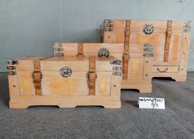 China OEM Multifunction 1kg Reclaimed Wood Storage Trunk for sale