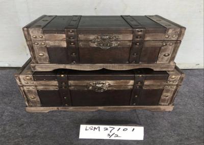 China S34 Leather Storage Trunk for sale