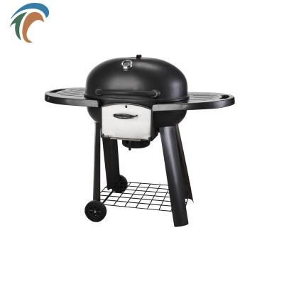 China Easily Assembled BBQ Grill Color Porcelain Enamel Outdoor Charcoal Grill Portable Imperial Grill for sale