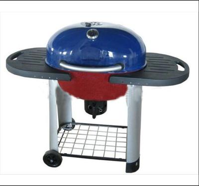 China Adjustable Size Charcoal BBQ Kettle Grill Pizza Oven Kit For 22