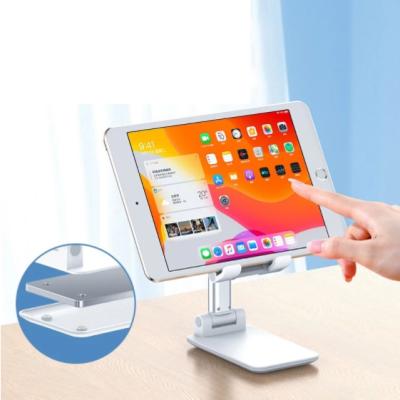 China Wholesale Height Adjustable Foldable Stand For iPhone iPad 12.9 Inches Mobile Phone Holder Support Xiaomi Huawei Samsung Adjustable Phone for sale