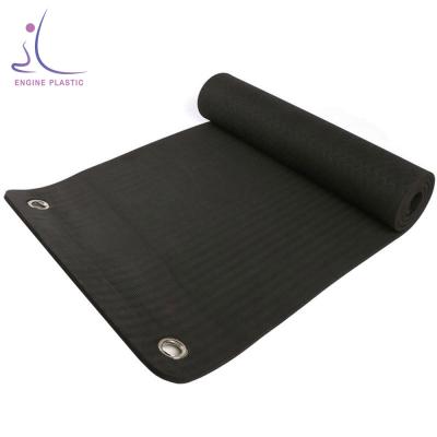 China High Quality Non-Slip Tape Yoga Mat Eyelet 15 Mm Black Color 10 Mm 80 Cm Pink Yoga Mat for sale