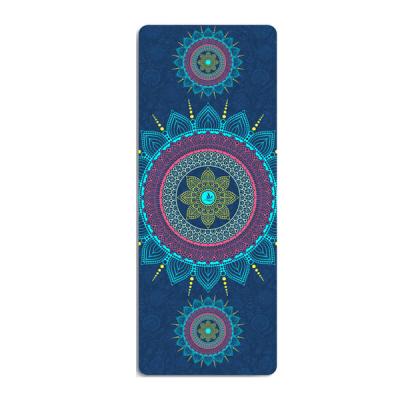 China Cheap Price Eco-Friendly Non-Slip/Durable/Eco-Friendly Logo Private Label Custom Low MOQ Non Slip Suede Tape Yoga Mat for sale