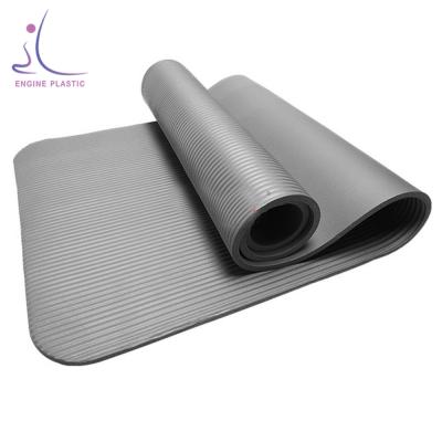 China High Density/Waterproof/Non-Toxic Cheap Price Big Bounce Performance Printed Logo Standard Size 10mm NBR Yoga Mat for sale