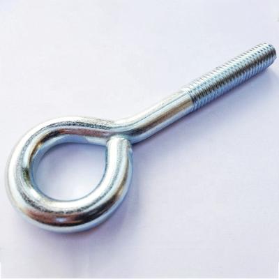 China Customized Galvanized Flat Furniture Screws Carbon Steel Hook Screw for sale