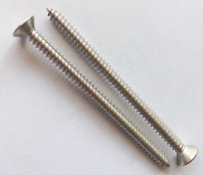 China Stainless Steel Phillips Flat Socket Flat Head Extended Long Tapping Screw for sale