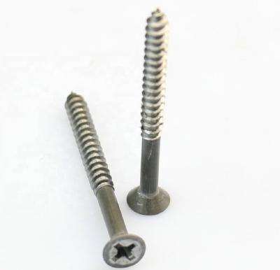 China Flat Cross Recessed Flat Head Screws Wood Furniture Fasteners for sale