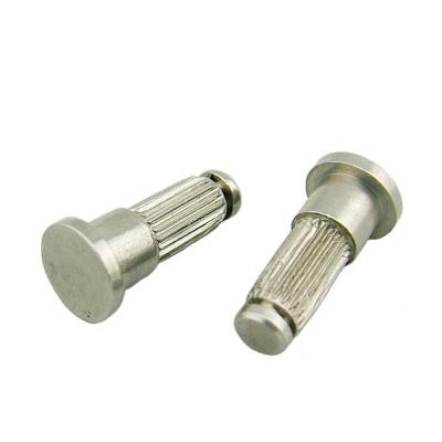 China machine & Electric Stainless Steel Flat Head Pins With Straight Knurling for sale