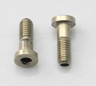 China Round Hex Nickel Plated Plug Round Half Cup Lead Wire Screws With Recess for sale