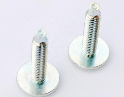 China Blue Zinc Big Pan Bolt Flat Head Screw for sale