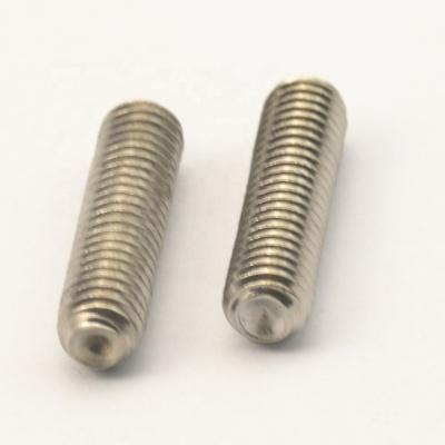 China Round Nickel Plated Double Ended Hex Socket Set Screws for sale