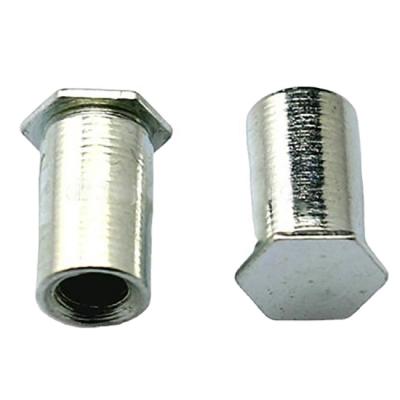 China Hexagon Head Internal Thread Flat Galvanized Female Screw for sale