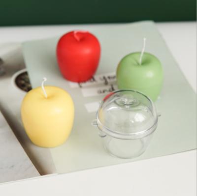 China Sustainable Good Quality Low Price Candle Decoration Mold Fruit Shape Plastic Candle Mold for sale