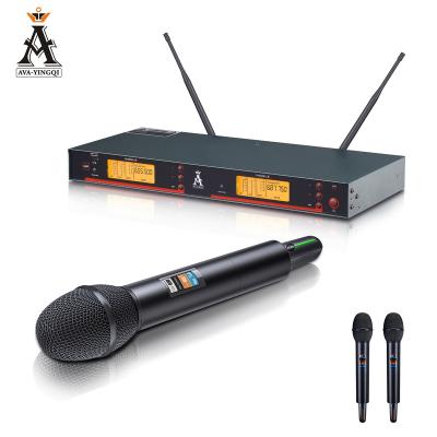 China Professional Handheld Microphone UHF Wireless Microphone For Karaoke for sale