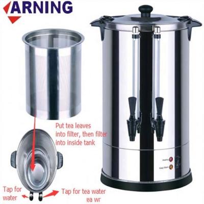 China Hotel Electric Tea Maker Double Tanks Boiler Water and Tea Machine for sale